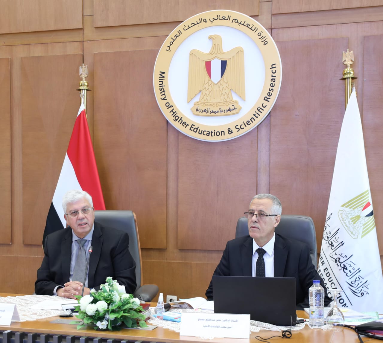 وزير التعليم العالي يرأس اجتماع مجلس الجامعات الأهلية لدعم الجامعات الأهلية