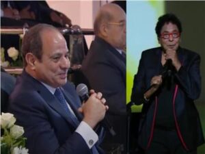  الرئيس السيسي يوجه تحية خاصة للفنان محمد منير