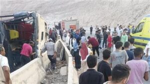 ننشر أسماء ضحايا حادث أتوبيس جامعة الجلالة .. وتقرير المعاينة المبدئية