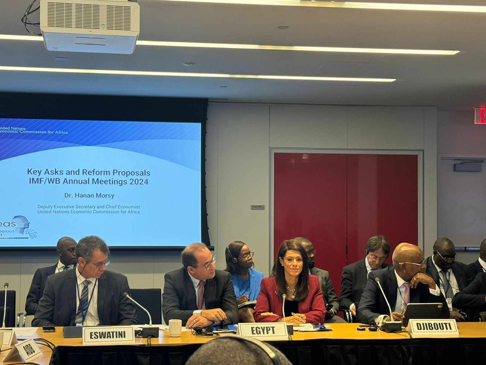 «المشاط» تُطالب البنك الدولي بالقيام بدور أكبر في دعم أنظمة الدفع والخدمات