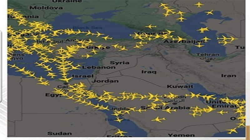وزير الطيران يشيد بإدارة المجال الجوي باحترافية