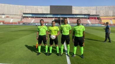صورة طاقم حكام بدوري المحترفين - أرشيفية