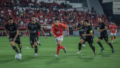 إمام عاشور لاعب الأهلي من مباراة الزمالك بالسوبر