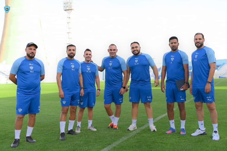 الجهاز الفني لغزل المحلة بقيادة أحمد عيد عبدالملك