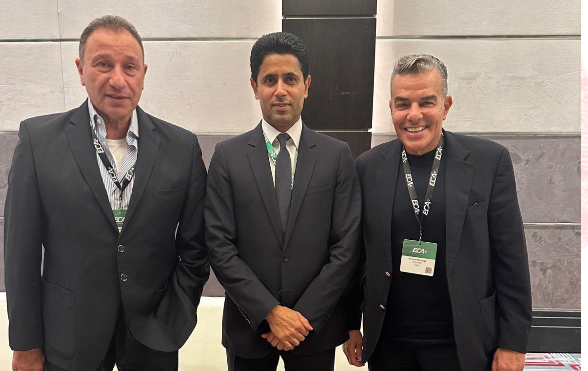 ناصر الخليفي يجتمع برئيس الأهلي لمناقشة تفعيل دور رابطة الأندية الأفريقية