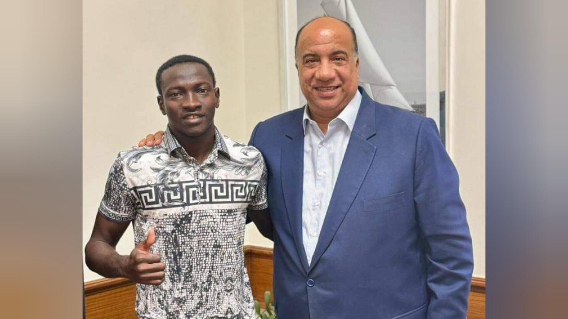 الاتحاد السكندري يتعاقد مع لاعب النيجيرى صديق إيساكا لمدة موسم 