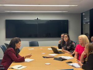 المشاط تلتقي قسم الإحصاء بصندوق النقد الدولي