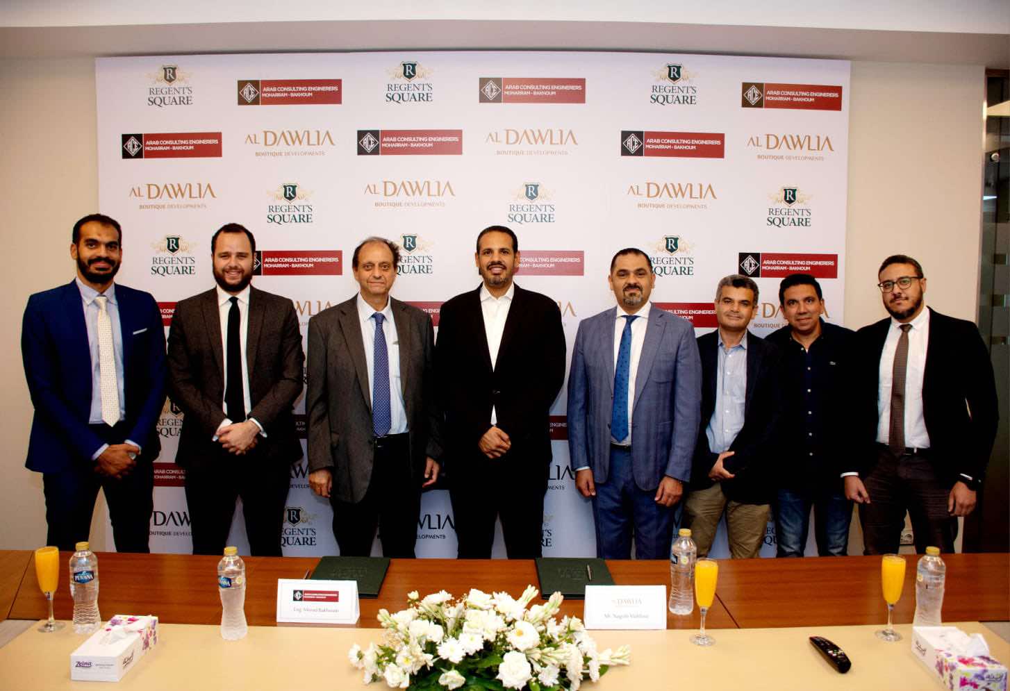 الدولية للتطوير العقاري توقع عقد إشراف هندسي مع محرم لمشروعها ريجنتس سكوير