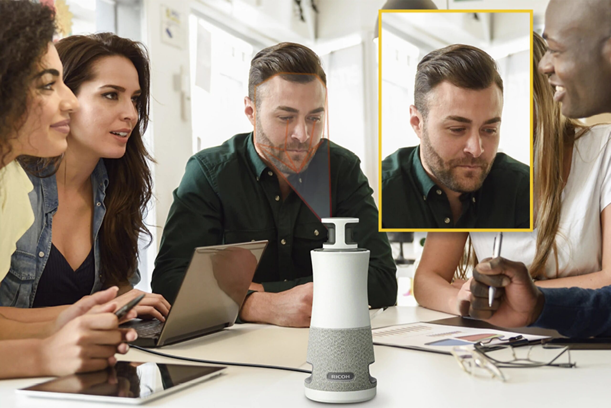 PFU تطلق كاميرا بـ ٣٦٠ درجة مخصصة للاجتماعات