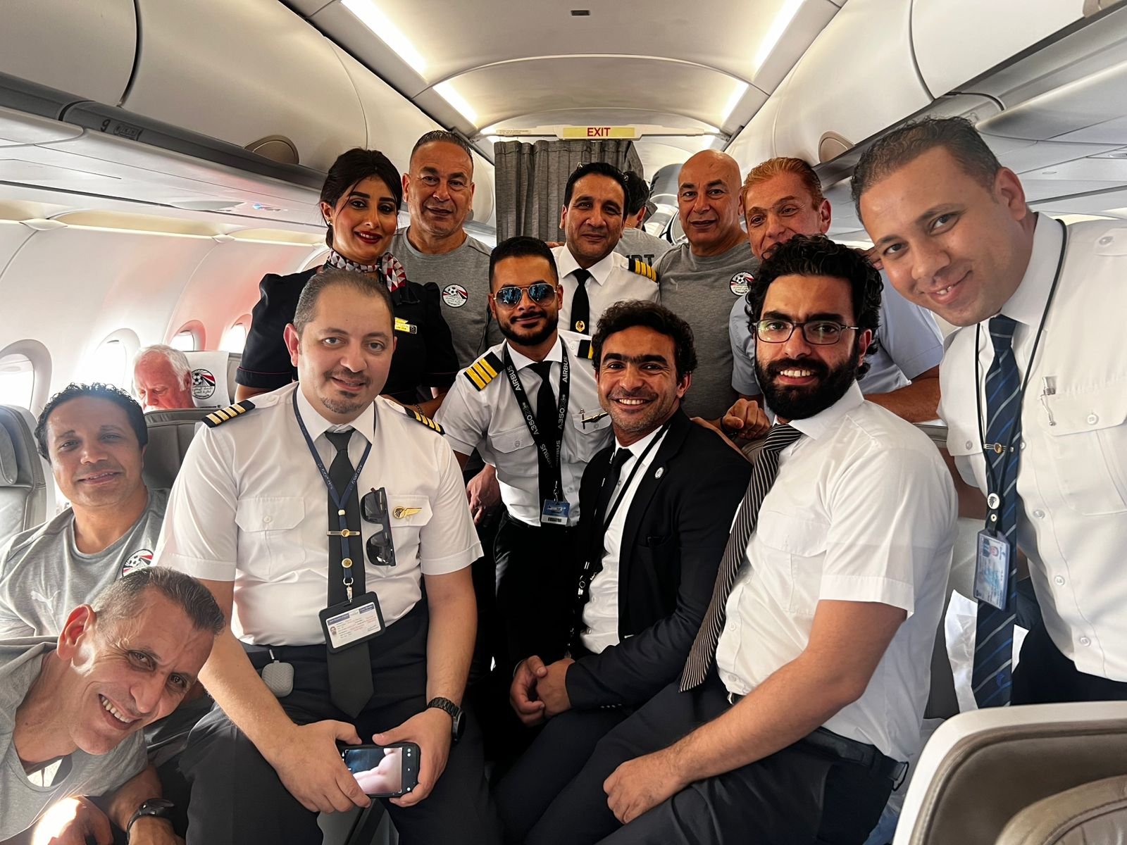 مصرللطيران ـ الناقل الوطني المصري تسير رحلة خاصة لنقل المنتخب الوطني إلى موريتانيا