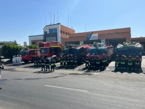 تجربة طواريء موسعة بمطار القاهرة الدولي