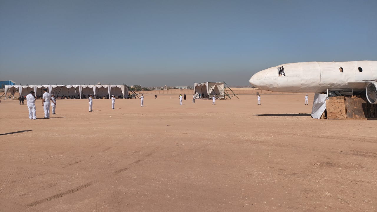 مطار القاهرة يشهد  تجربة طوارئ موسعة على المهبط