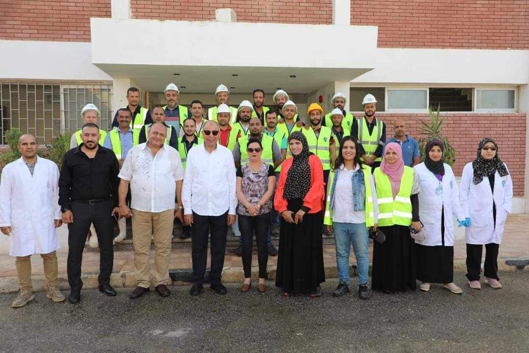 محافظ المنيا : انتهاء قريباً  افتتاح محطة مياه المطاهرة