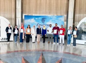 وزارة الطيران المدني تواصل مشاركتها للمرة الثالثة على التوالي من خلال أكاديمية مصر للطيران للتدريب بإعداد برنامج تدريبي تحت عنوان ”Leadership Skills”