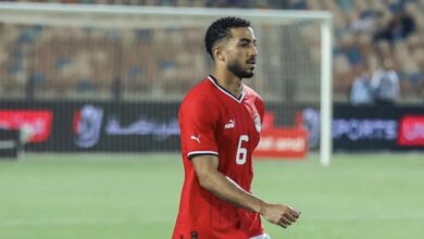 محمد عبدالمنعم لاعب منتخب مصر