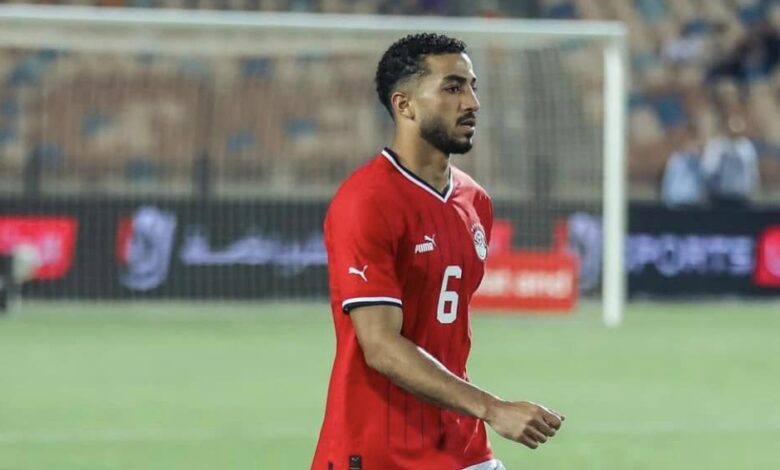 محمد عبدالمنعم لاعب منتخب مصر