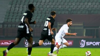 مباراة الزمالك و البنك الاهلي بالجولةالاولى