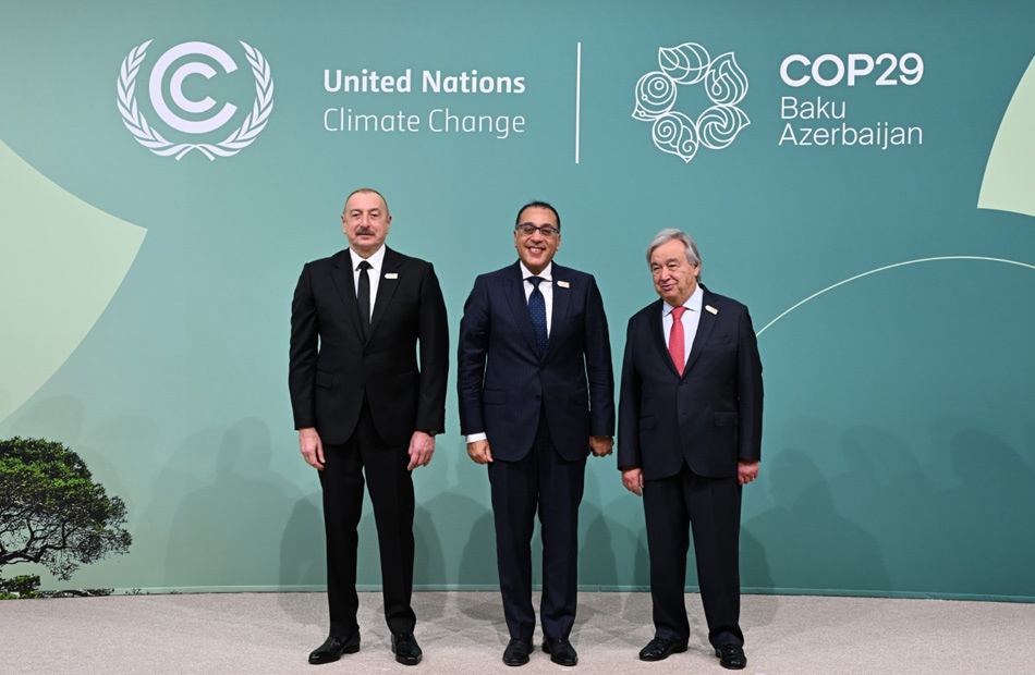 رئيس الوزراء يشارك في الجلسة الافتتاحية لقمة المناخ في “كوب 29” بأذربيجان