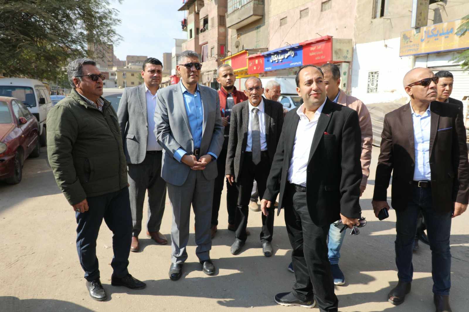 محافظ الجيزة يتفقد مواقع إنشاء جراج متعدد الطوابق لخدمة مستشفي أم المصريين