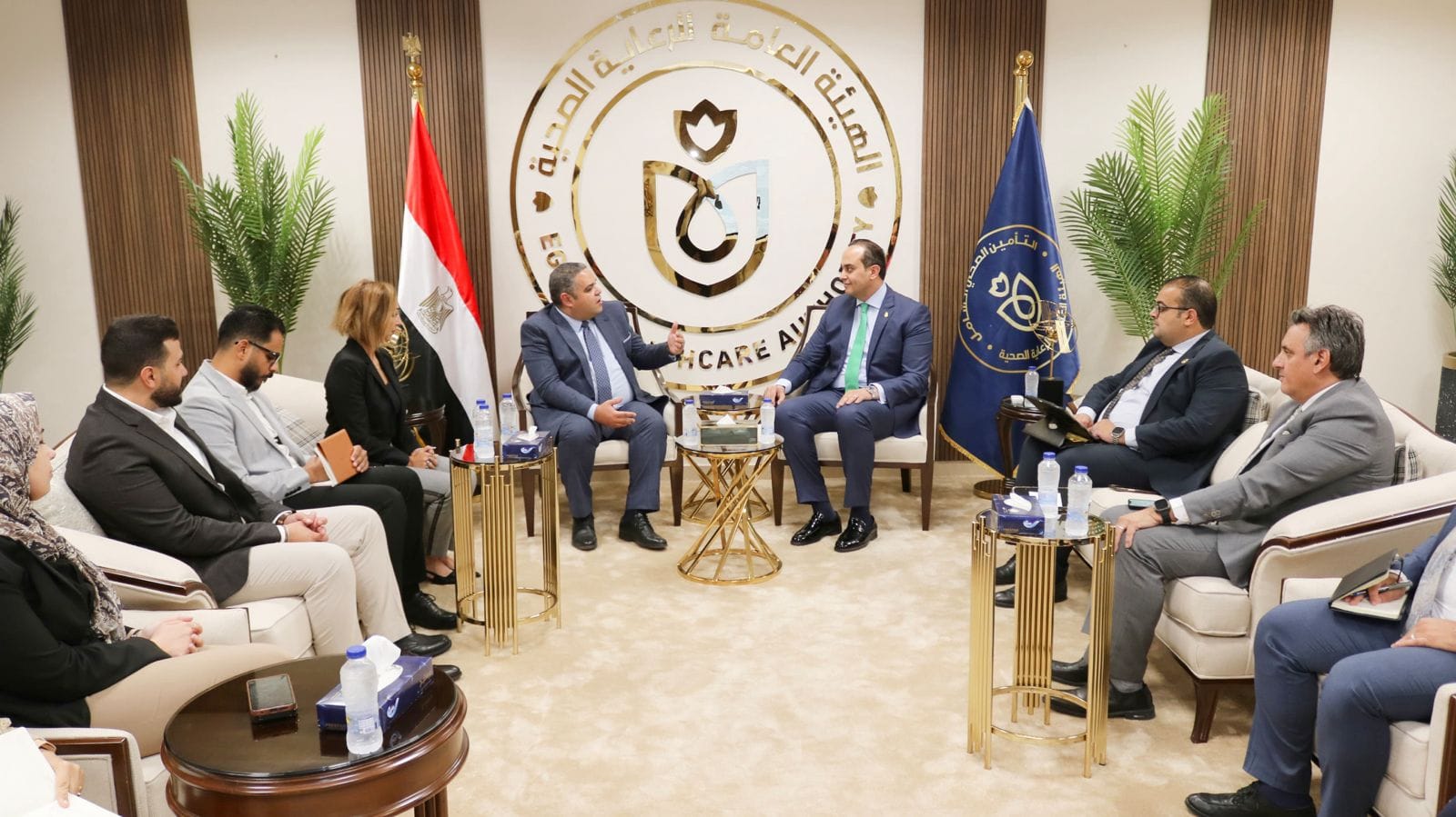 رئيس الرعاية الصحية يبحث مع المدير العام والعضو المنتدب لشركة ميرك أوجه الشراكة