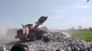 بدء المرحلة الثانية من الموجة 24 لإزالة التعديات على الأراضي الزراعية وأملاك الدولة بالمنيا