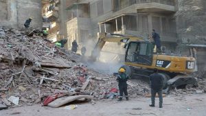 ننشر معاينة النيابة الإدارية لعقار العباسية المنهار