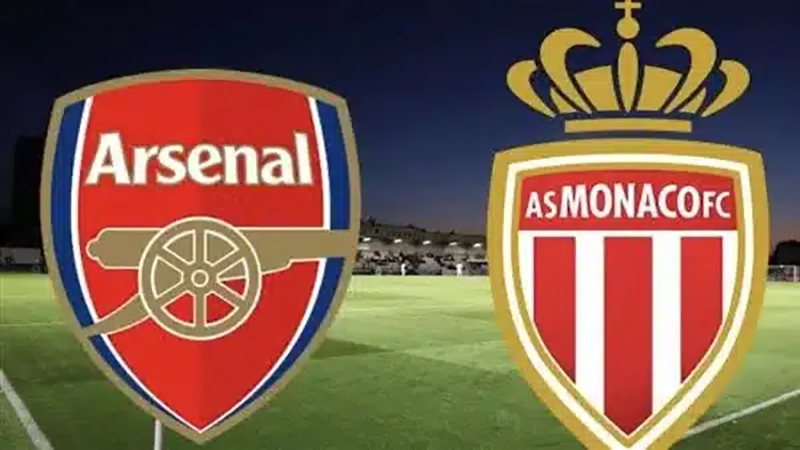 موعد مباراة آرسنال وموناكو الفرنسي في دوري أبطال أوروبا