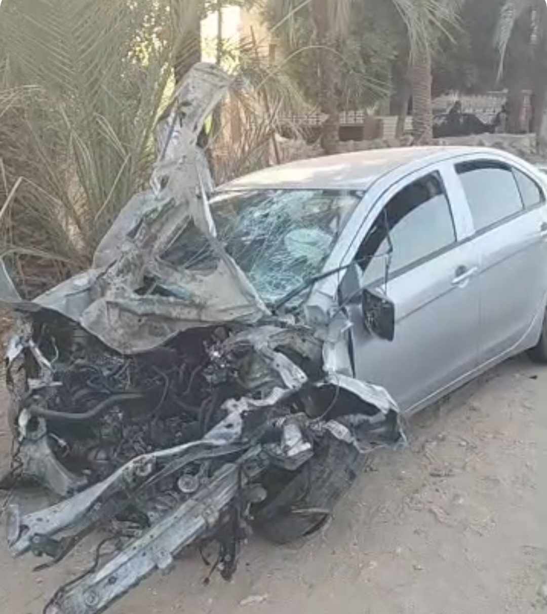 وفاة طفل وإصابة ٦ آخرين فى حادث تصادم سيارتين بأسيوط