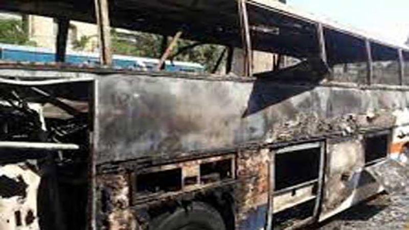 النيابة: ماسا كهربائيا وراء تفحم 3  أتوبيسات بجراچ السلام