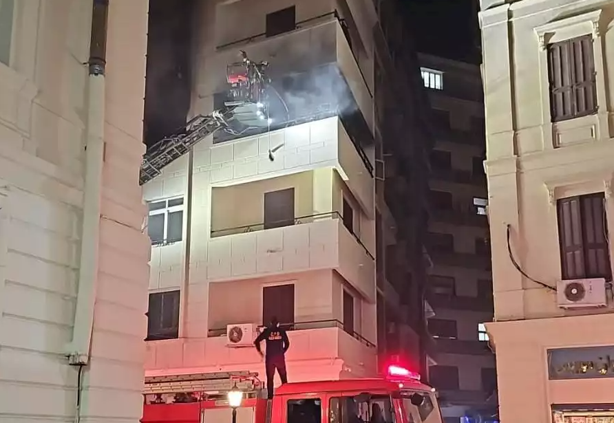 حريق شارع النبي دانيال بالإسكندرية.. تطور جديد بشأن مخزن الأدوات الكهربائية