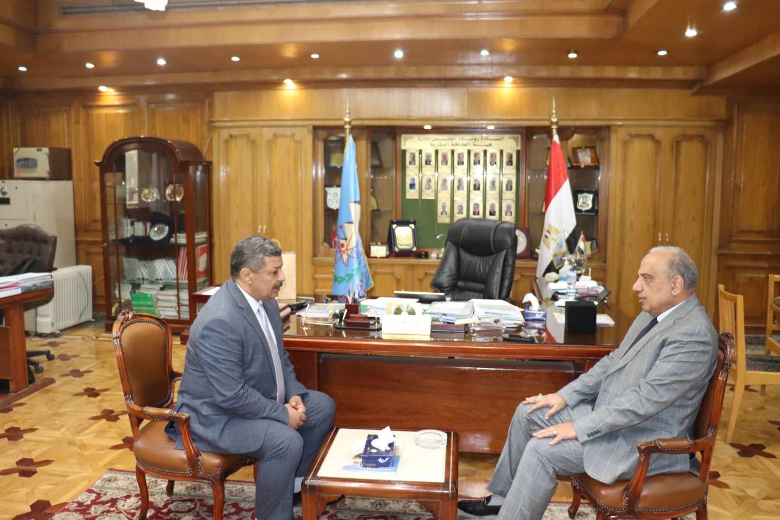 وزير الكهرباء يتفقد هيئة الطاقة الذرية ويستعرض مشروعات العمل وخطة توطين التكنولوجيا