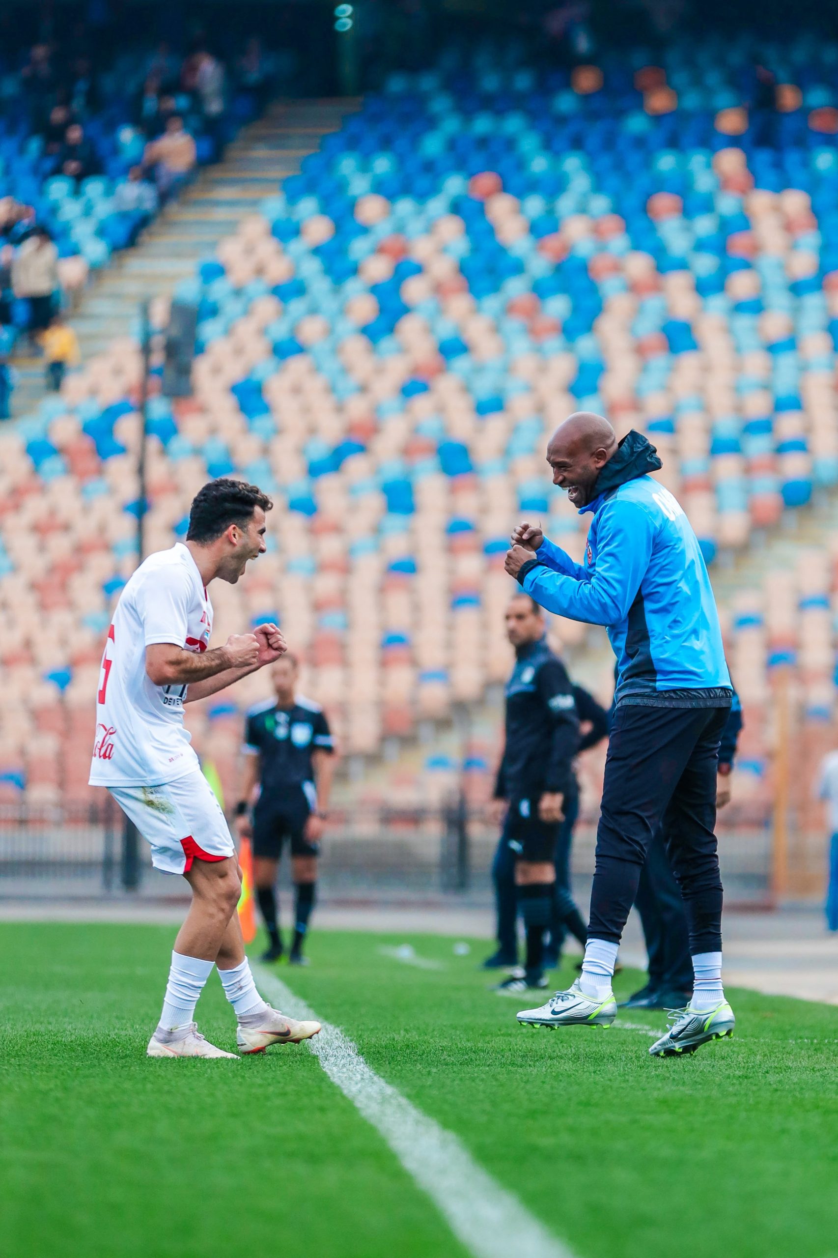 الزمالك يحقق الفوز على حرس الحدود بثلاثية