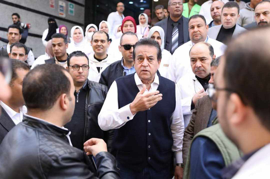 وزير الصحة والسكان يتفقد المنشآت الطبية بمستشفى حميات طنطا