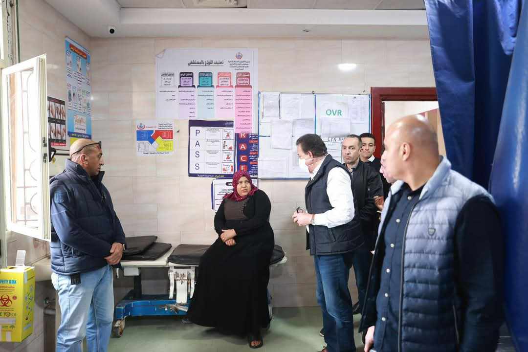 بعد القاهرة والمنوفية.. وزير الصحة يتفقد مستشفى غرب النوبارية بالبحيرة