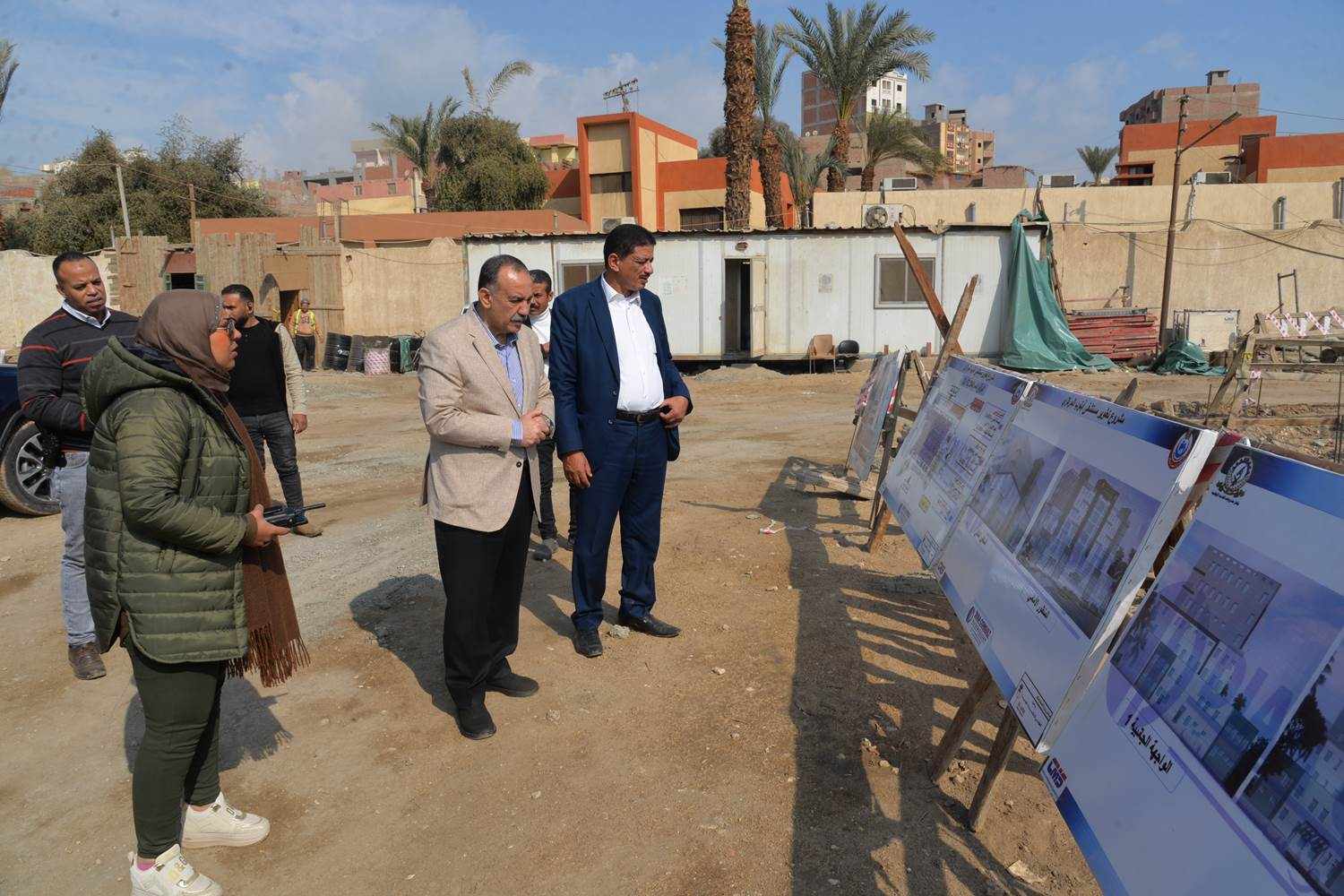 محافظ أسيوط يتفقد أعمال إحلال وتجديد مستشفى أبنوب المركزى