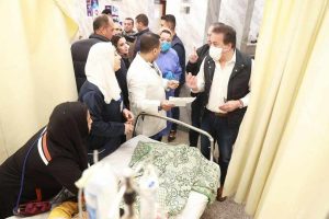 وزير الصحة يتفقد مستشفى النصر للتأمين الصحي بحلوان