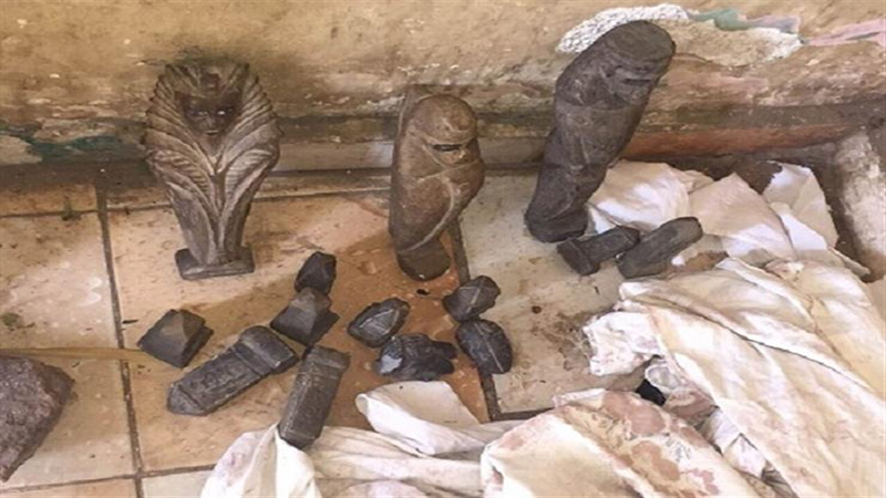 احالة عاطلين للجنايات بتهمة التنقيب عن الآثار داخل عقار  فى عين