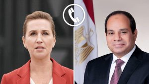 تفاصيل تلقي السيسي اتصالًا هاتفيًا من رئيسة وزراء الدنمارك
