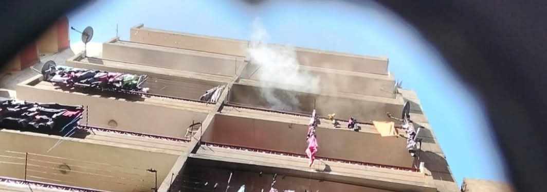 السيطرة على حريق داخل شقتين بأسيوط