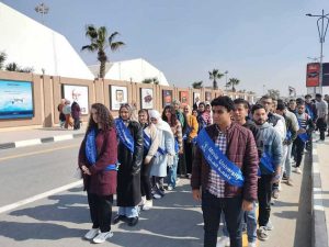 زيارات وفود كليات جامعة المنيا معرض القاهرة الدولي للكتاب 