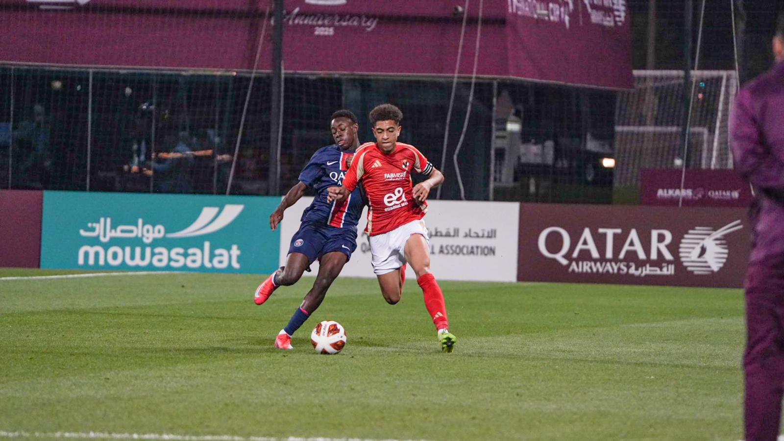 الأهلي يتعادل مع  باريس سان جيرمان ببطولة الكاس الدولية