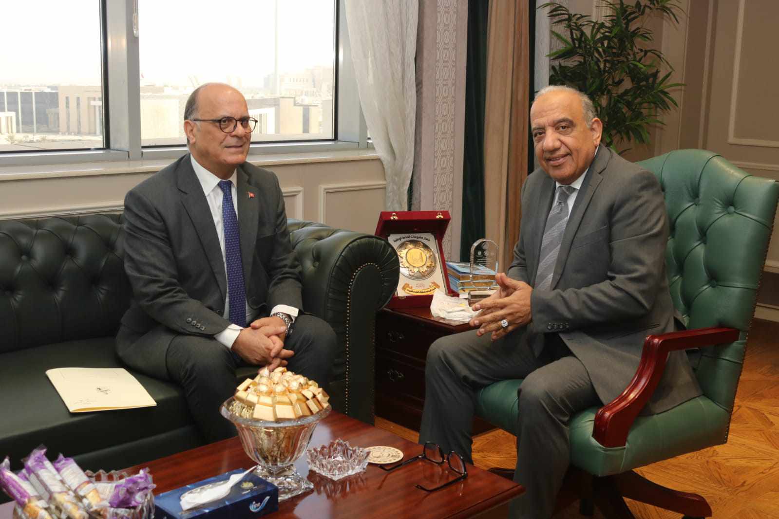 وزير الكهرباء يستقبل سفير تونس بالقاهرة لبحث تعزيز التعاون والشراكة والاستثمار