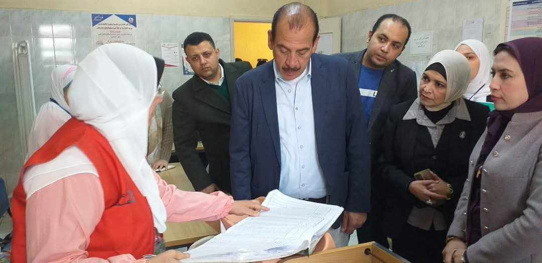 نائب وزير الصحة والسكان يتفقد وحدات طب الأسرة ببني سويف