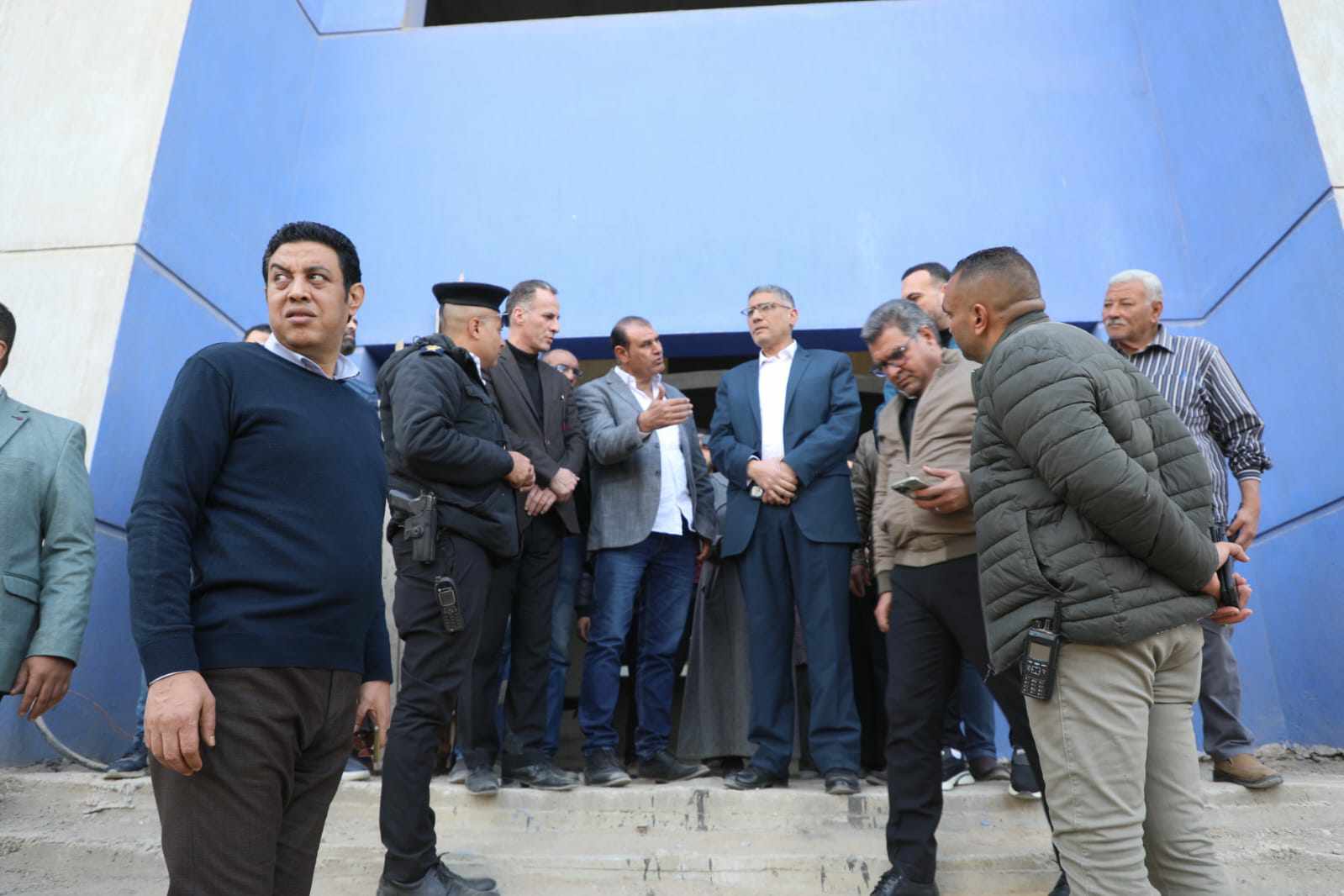 محافظ الجيزة يتابع نسب تنفيذ مجمع الخدمات الشرطية بحدائق الأهرام