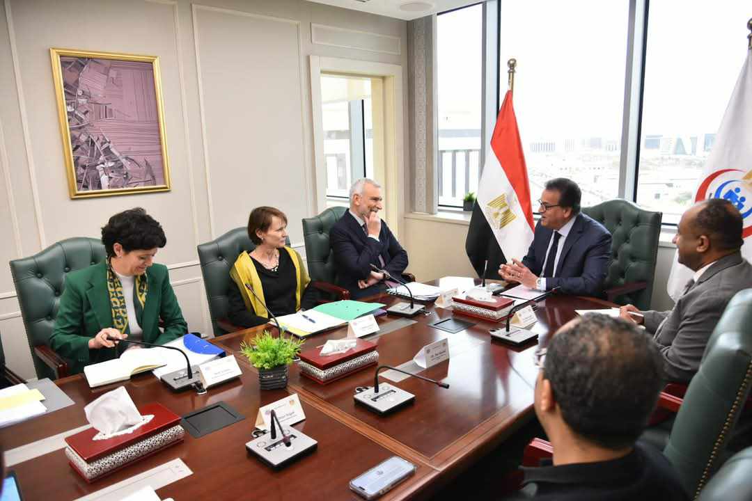 وزير الصحة يستقبل وفد الاتحاد الأوروبي لبحث تعزيز التعاون واستدامة الجهود الإغاثية في غزة