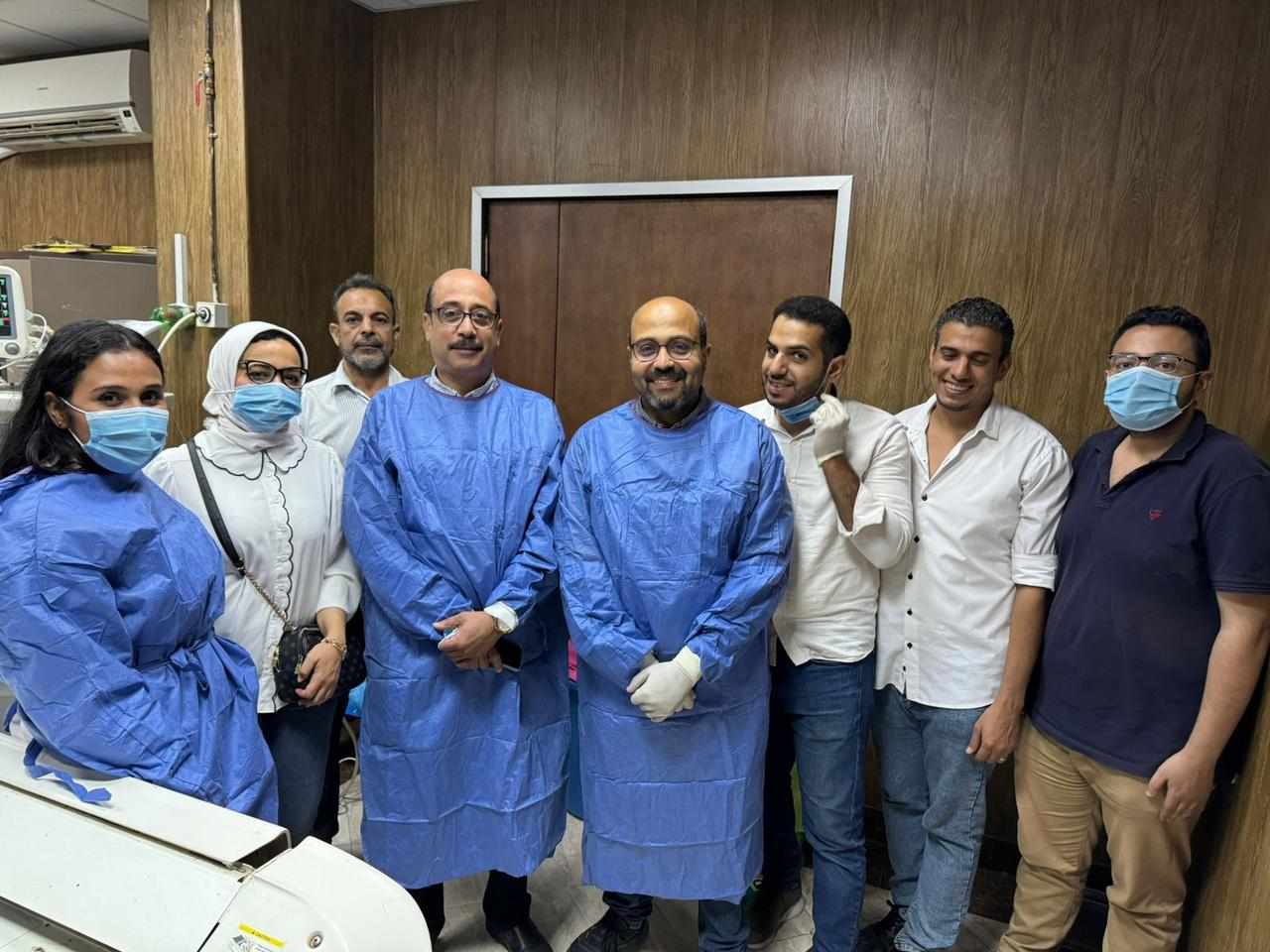 معهد أورام أسيوط يحقق نجاحًا في حالات الحقن الأسمنتي