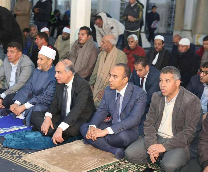 محافظ المنيا يشهد إحتفال «الأوقاف»   بليلة القدر من مسجد صلاح الدين