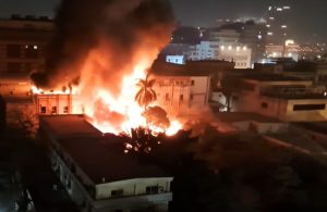 تفاصيل حريق مبنى المعامل المركزية لوزارة الصحة بوسط القاهرة