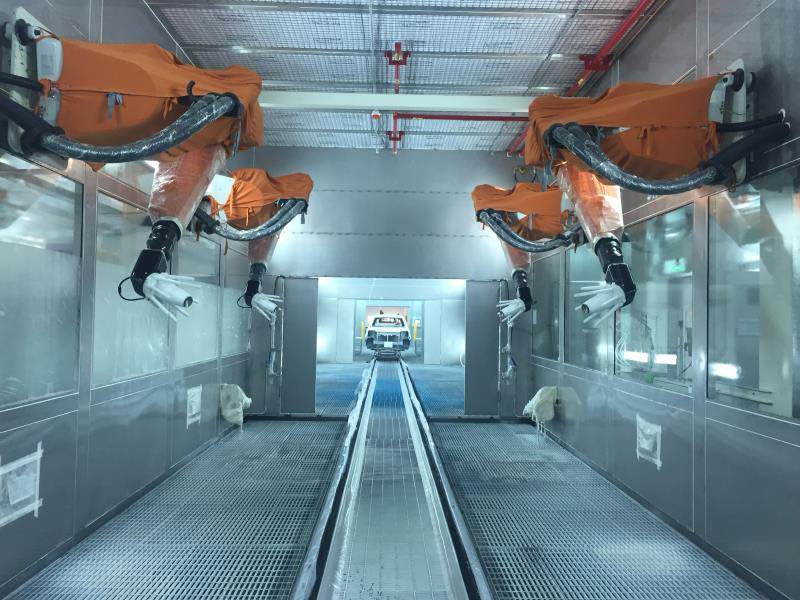 بدء الأعمال الإنشائية لخط دهان مصنع النصر للسيارات بالتعاون مع الفاتح للمشروعات المتكاملة