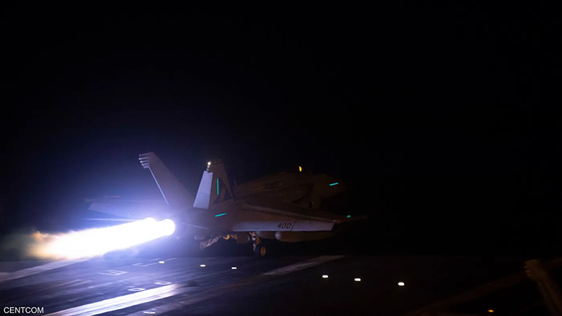 ضربات جوية أمريكية موسعة ضد الحوثيين.. تفاصيل ما يحدث في اليمن